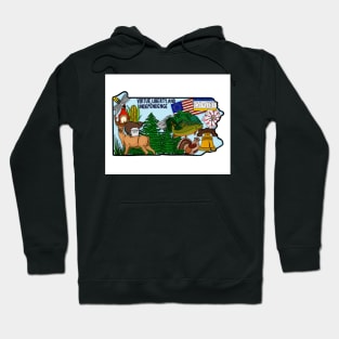 Pennsylvania Symbols Hoodie